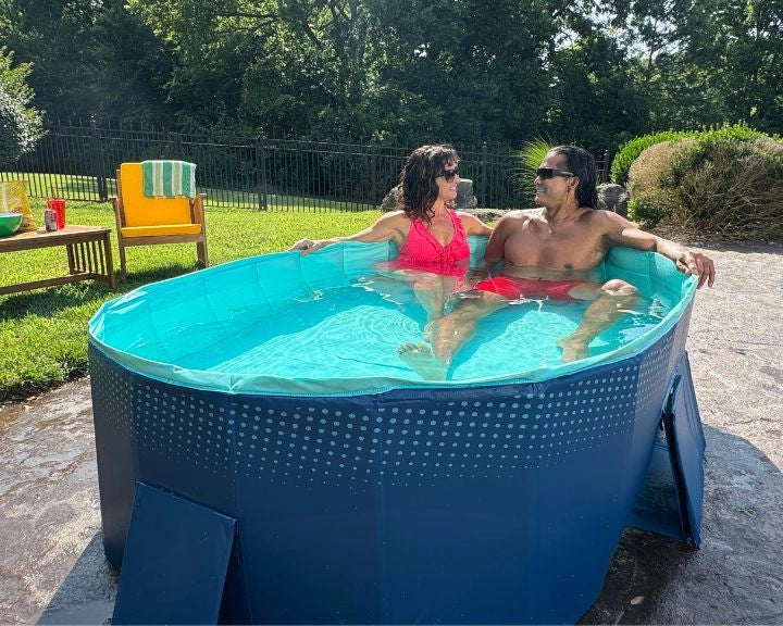 Piscine pliante taille M -  - La bonne remise