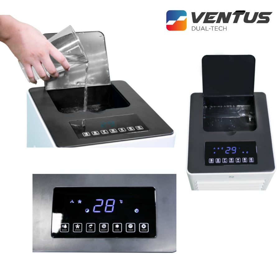 VENTUS DUAL TECH - Chauffer, rafraîchir, humidifier et purifier - - La bonne remise