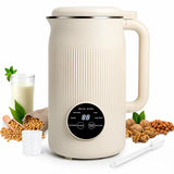 Upgraded Fully Automatic Soy Milk Machine LCD Touch Screen No-Wash Milkshake Machine Household 1.2L Filter-Free Soy Milk Machine