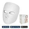 Masque Facial LED 7 Couleurs, Thérapie À La Lumière Rouge, Pour Le Rajeunissement Anti-Âge, Dispositif De Beauté Éclaircissant Pour La Peau