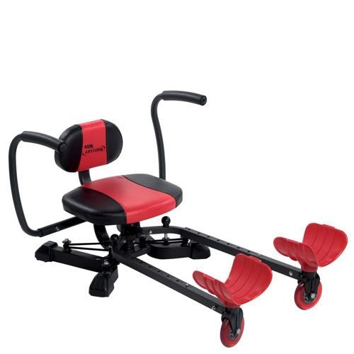 AB Trainer Portable Avec Appuie-tête Rembourré Ergonomique Charge 100KG Appareil Abdominaux A Bascule Pour Entrainement De Musculation A Domicile Noir Blanc