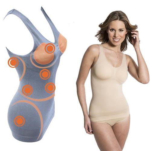 AFFINE SLIM TOP BEIGE - Vêtement amincissent - La bonne remise