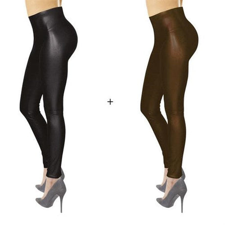 JEGGING EFFET CUIR LOT DE 2 - vêtements et chaussures - La bonne remise